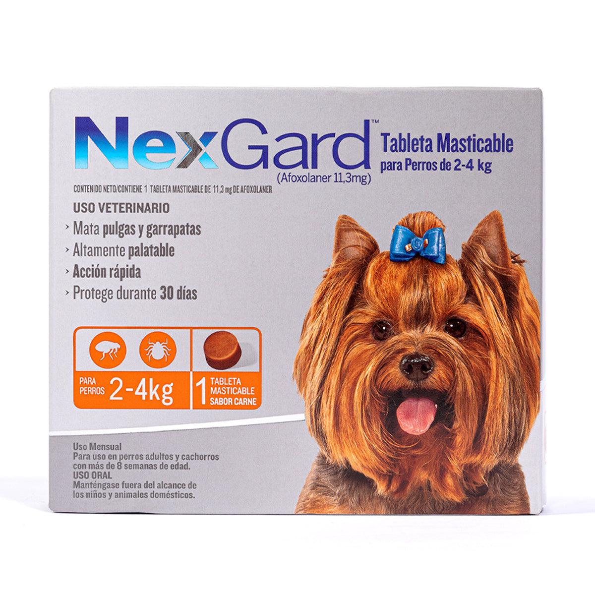 Nexgard Antipulgas Tabletas masticables (Todos los tamaños)