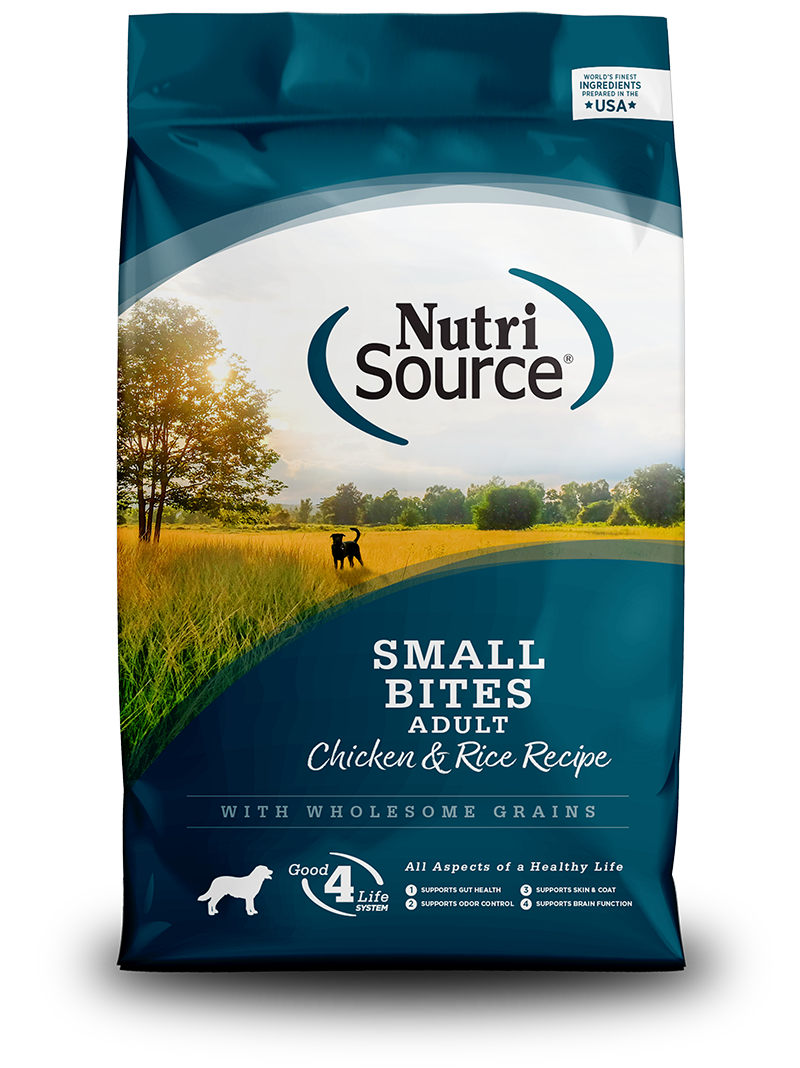 Nutri Source Adult - Small Bites - Chicken & Rice (pollo y arroz) 2.27 kg