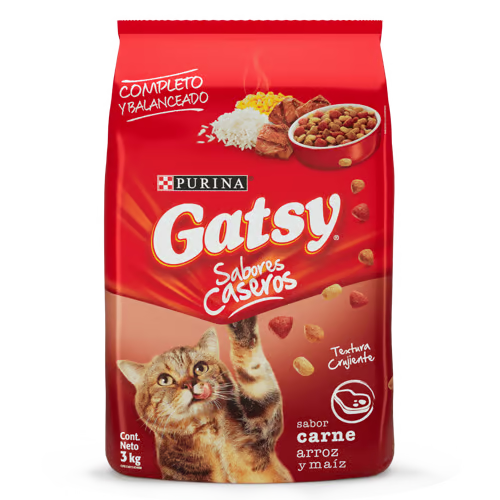 Gatsy Sabores Caseros Carne - Adultos 17kg