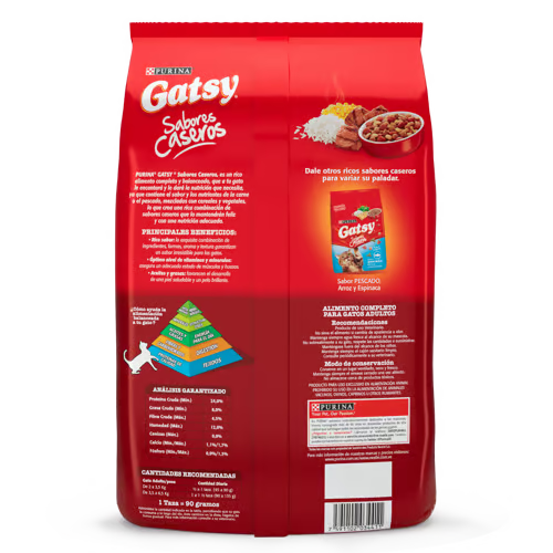 Gatsy Sabores Caseros Carne - Adultos 17kg